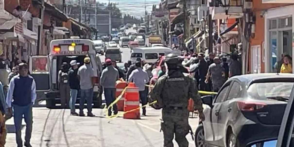 Violento asalto en Chignahuapan, hubo un herido