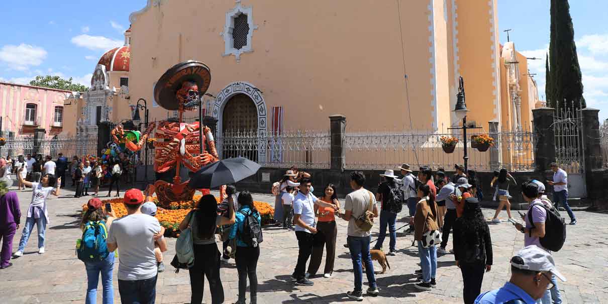 Valle de Catrinas, éxito turístico y desafíos de seguridad en Atlixco