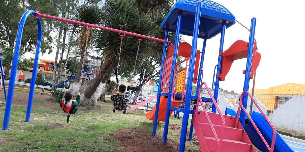 Ayuntamiento de Puebla entrega un nuevo parque en Romero Vargas