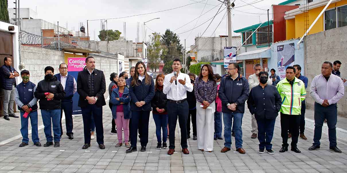 A través de Construyendo Contigo se rehabilitó calle en la colonia Guadalupe Hidalgo