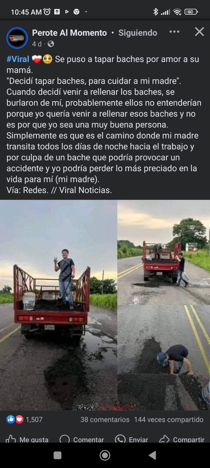 Accidente en El Seco-Esperanza