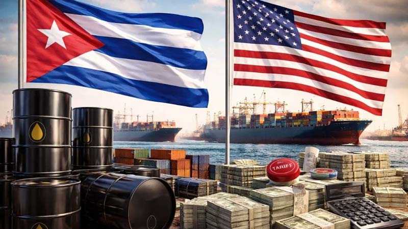 Amenaza de aranceles de Trump golpea a Cuba en plena crisis eléctrica