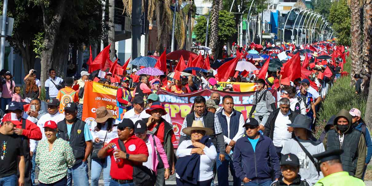 Festejos de Antorcha Campesina provoca cierres viales y falta se servicio de transporte