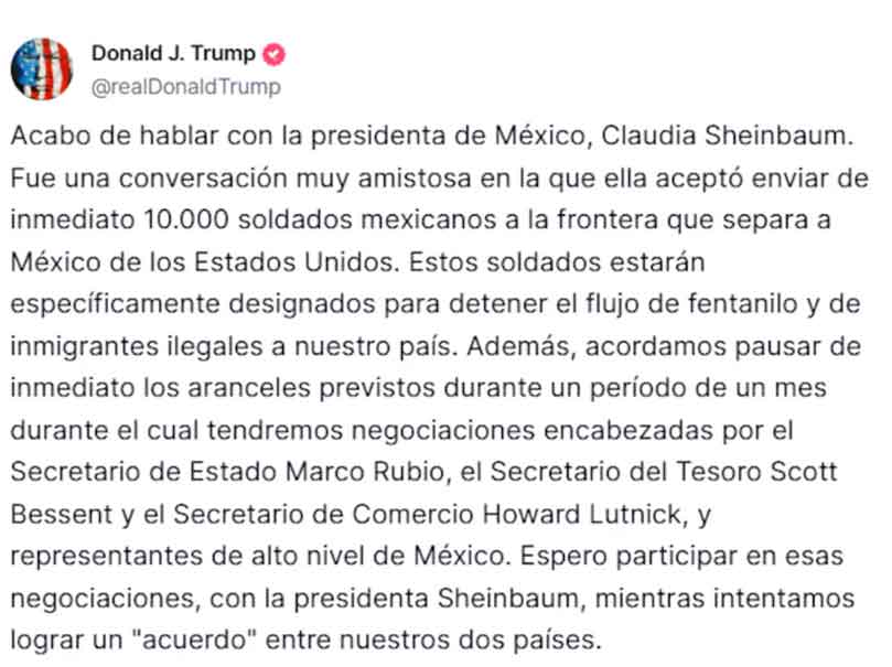 Con Ecuador, otra guerra comercial; anuncia aranceles de 27%