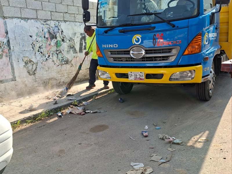 Arranca nueva jornada de limpieza en San Pedro Cholula con programa “Barriendo tu Calle”