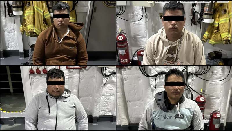 Aseguran 2.99 toneladas de cocaína en operativo naval frente a Oaxaca
