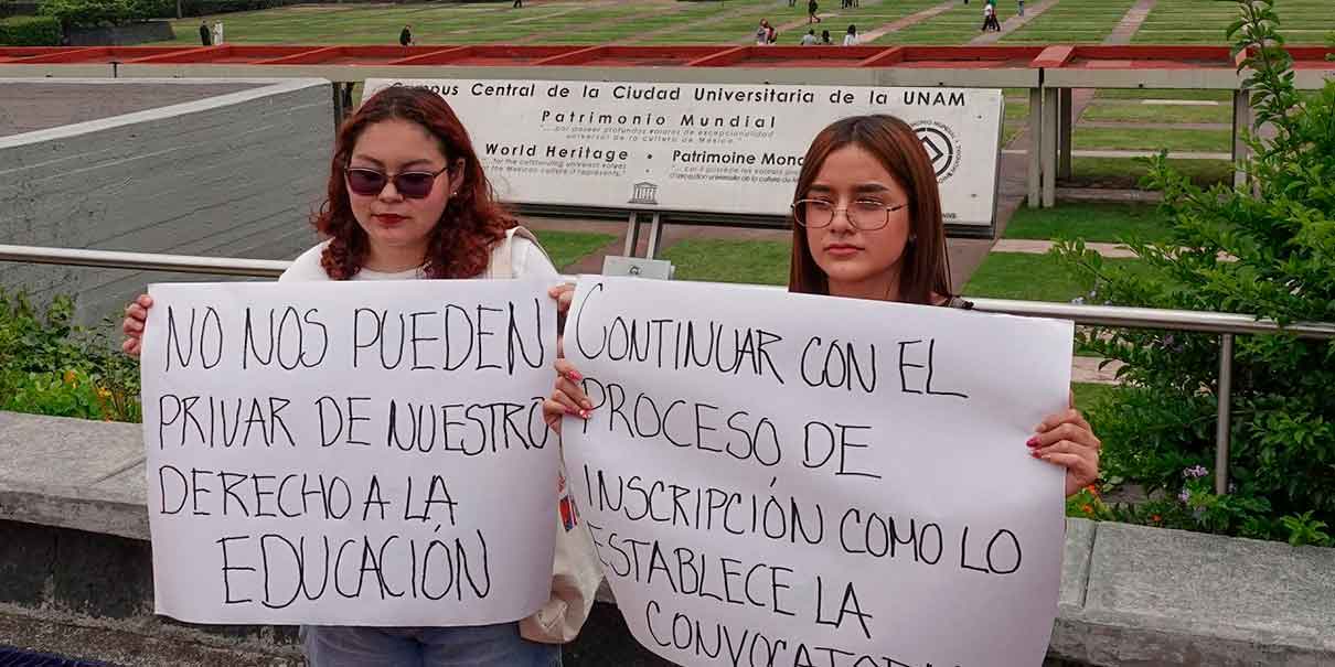 Aspirantes protestan y consiguen amparos