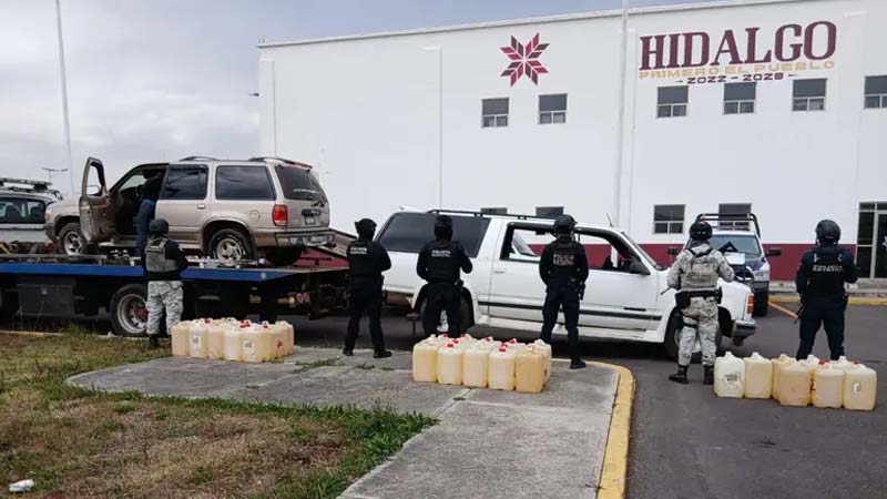 Ataque armado de huachicoleros deja policías lesionados en Acaxochitlán