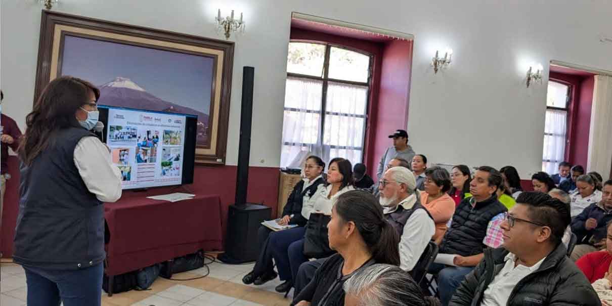 Se reforzaron acciones prioritarias en Atlixco para la salud de la población