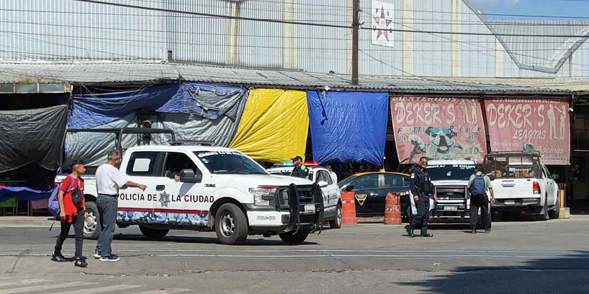 Balacera en mercado Hidalgo