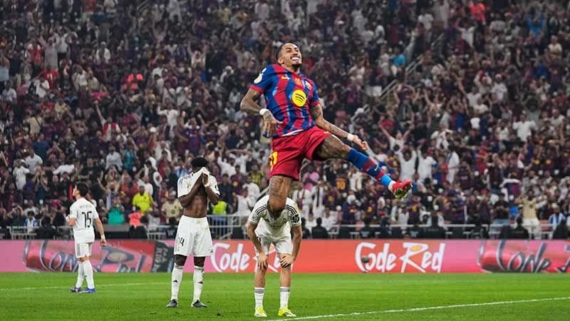 Barcelona vence 3-2 al Real Madrid y es bicampeón de la Supercopa de España