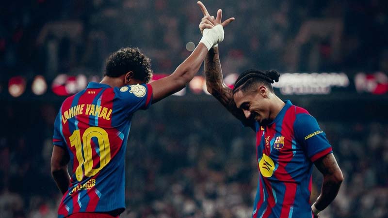 Barcelona vence 3-2 al Real Madrid y es bicampeón de la Supercopa de España