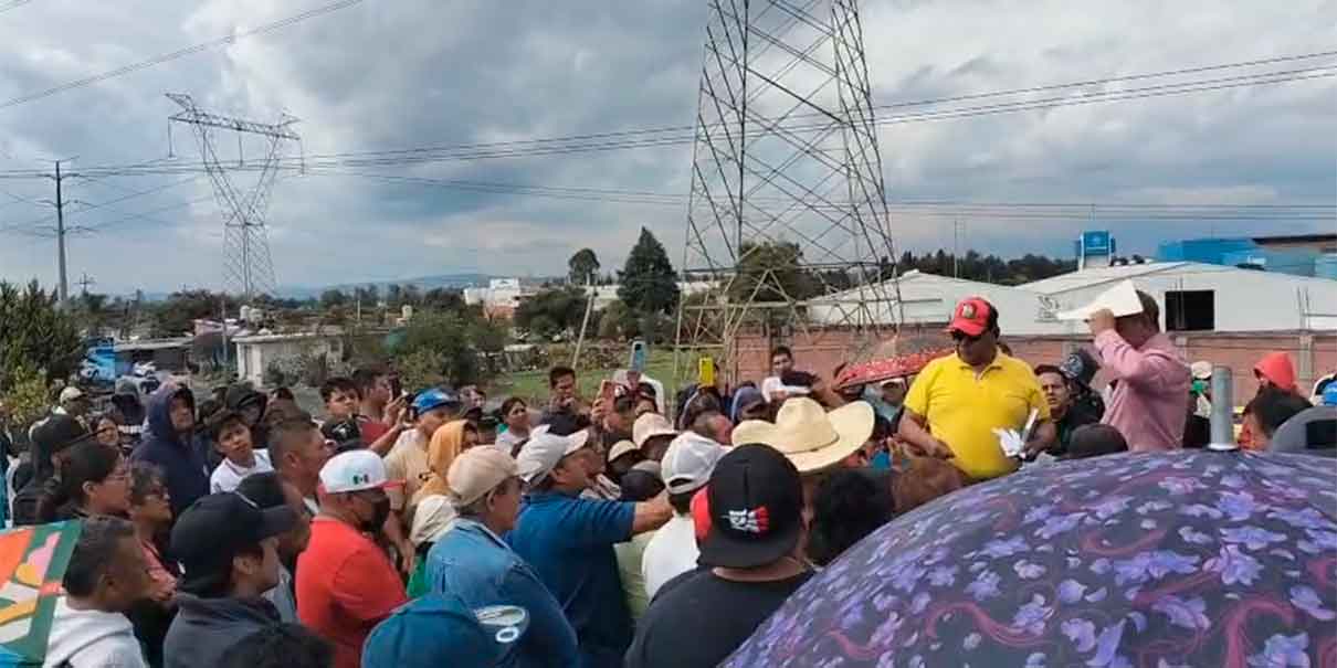 Bloqueos en San Miguel Xoxtla
