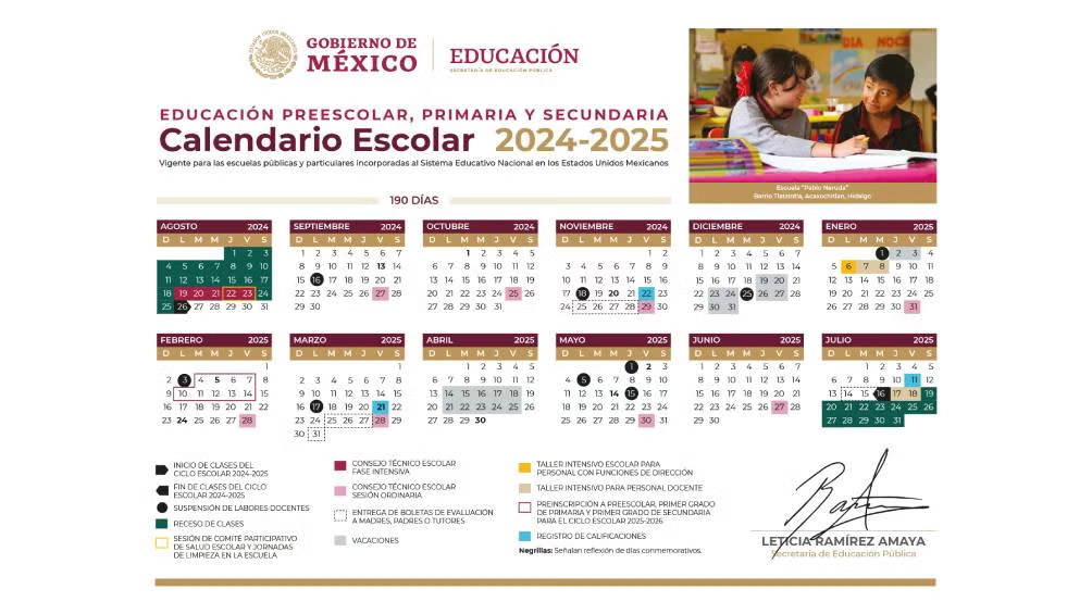 Calendario escolar