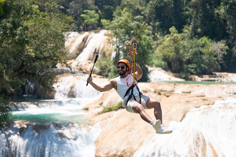 Cascadas de Agua Azul, Chiapas: donde el agua se vuelve azul y la naturaleza parece mágica