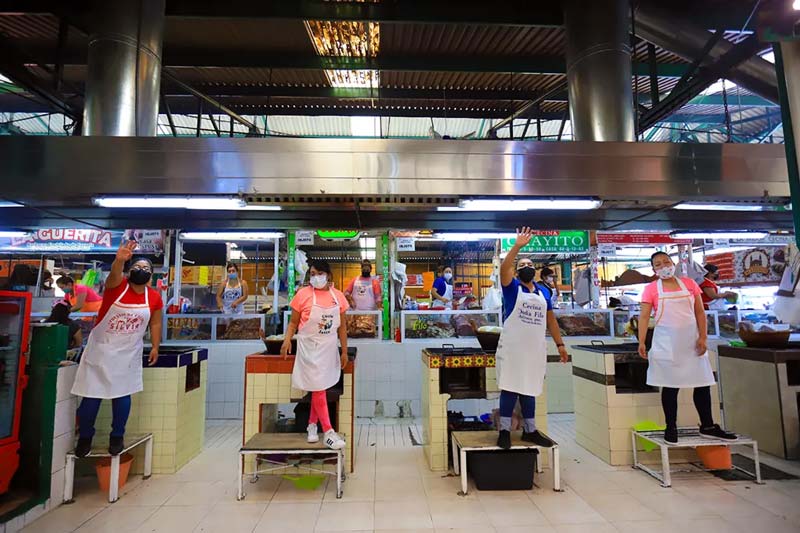 Celebran 80 años del Mercado Benito Juárez de Atlixco, emblema de la economía local