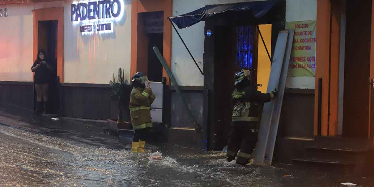 Comercios dañados