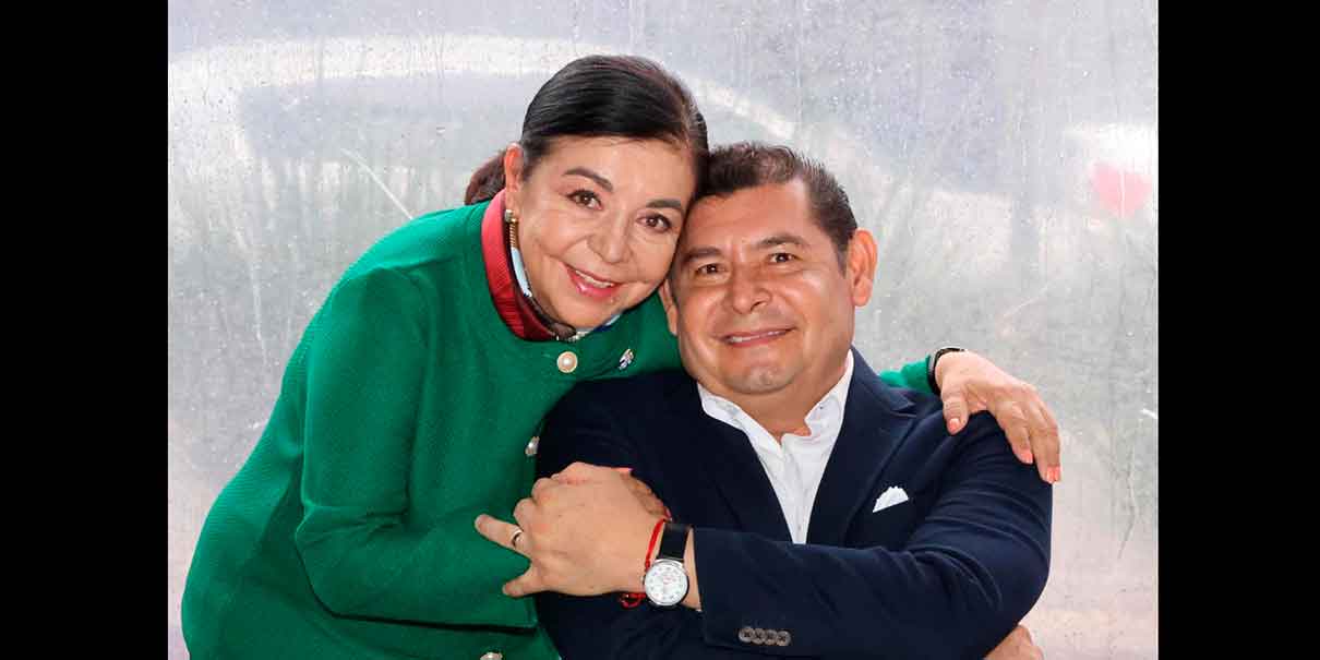 Armenta con Virginia González Melgarejo