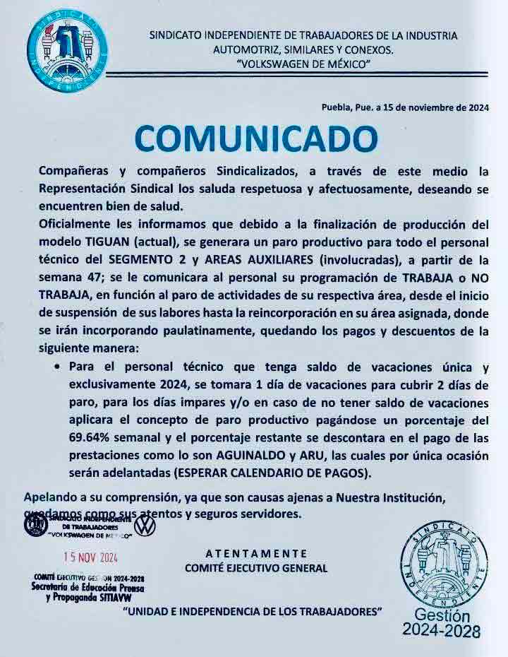 Comunicado