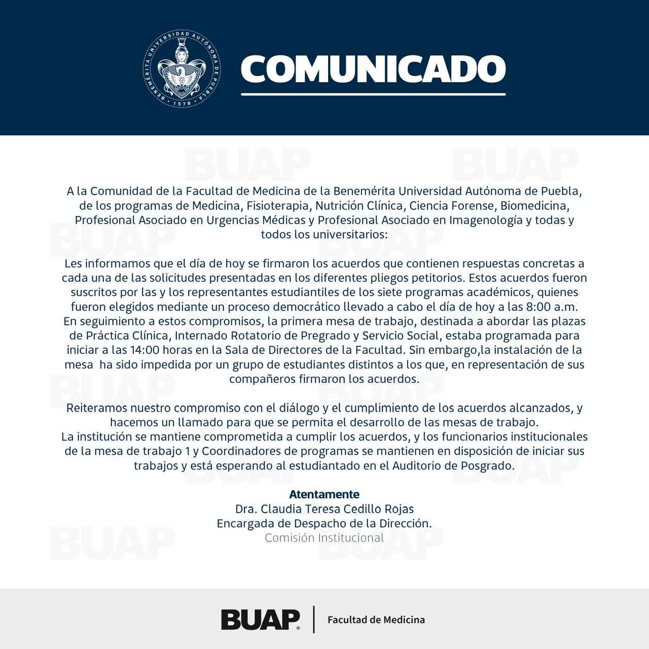 Comunicado