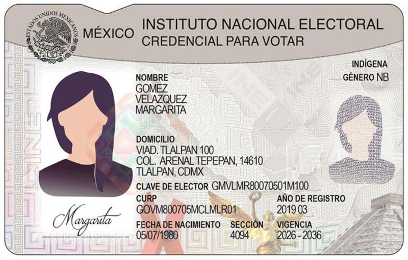 Credencial del INE con 25 medidas de seguridad: así será el nuevo modelo