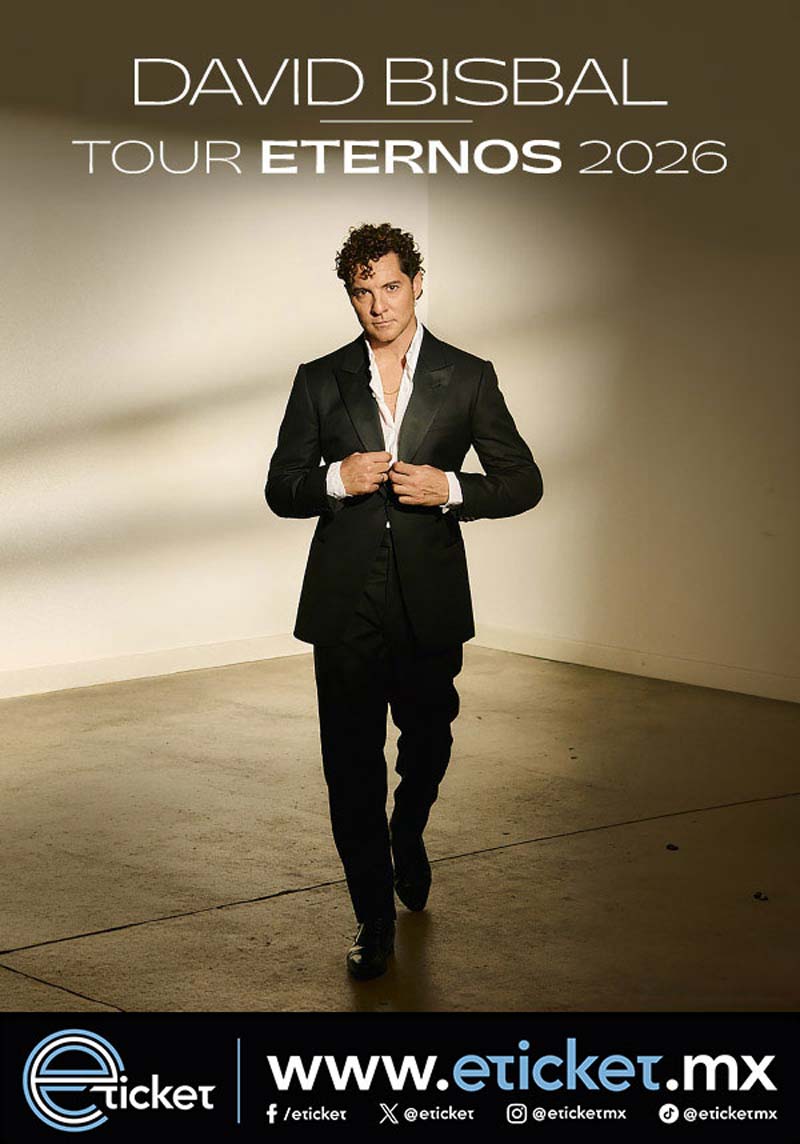 David Bisbal llega a Puebla con su Tour Eternos 2026: sede, costos y cómo comprar boletos