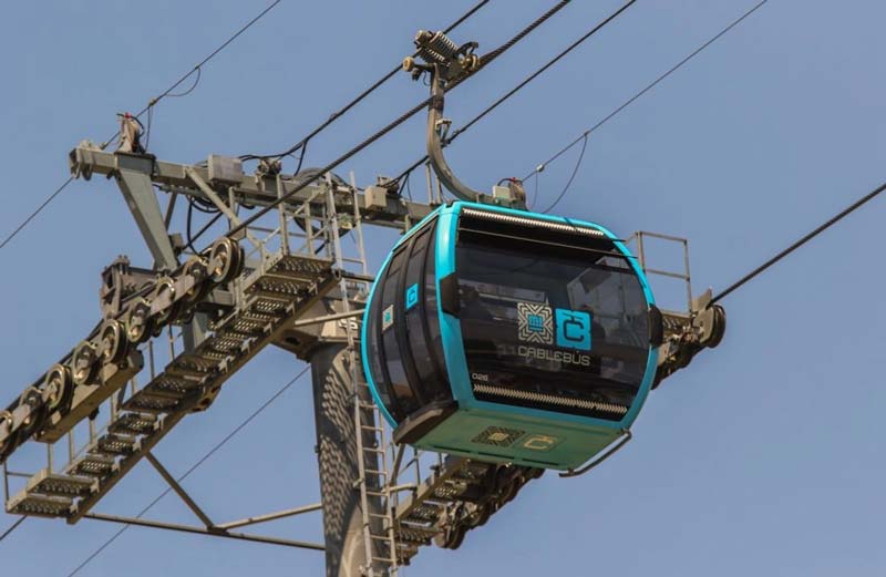 Respaldo ciudadano al Cablebús en Puebla llega al 64%