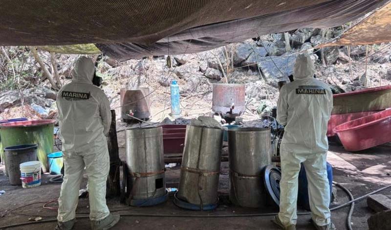 Desmantelan cinco narcolaboratorios en tres estados clave del narcotráfico: Jalisco, Nayarit y Sinaloa