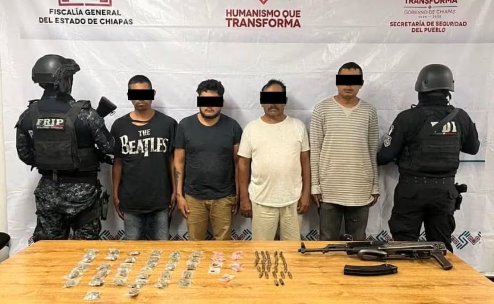 Detenidos en Chiapas