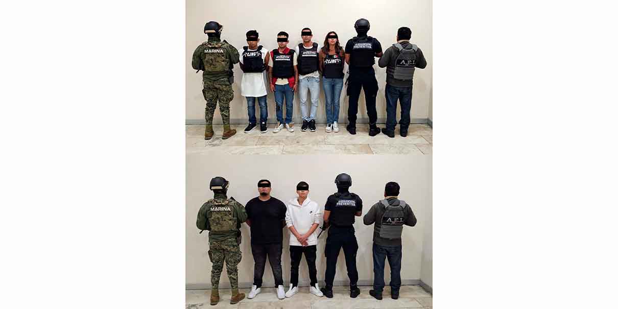Detenidos vinculados a La Barredora
