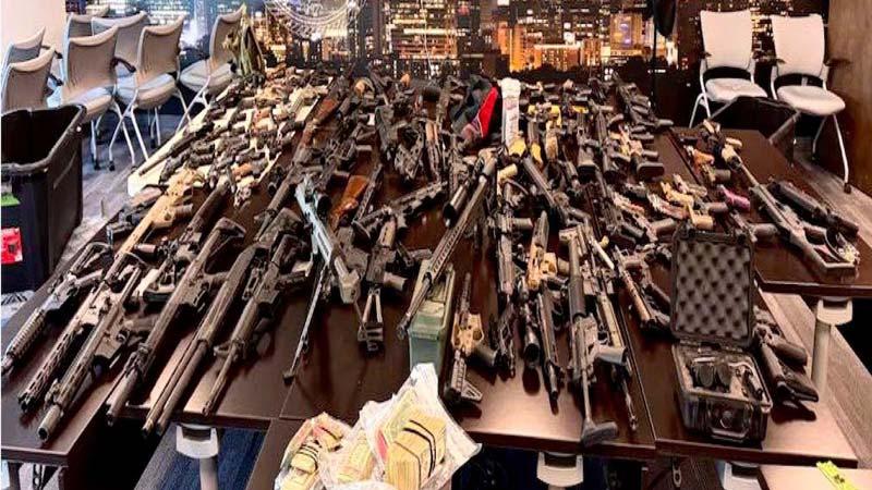 EE.UU. intercepta arsenal con destino a México; decomisan rifles Barrett, AR-15 y pistolas Glock