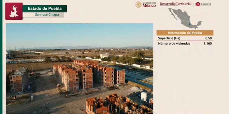 Esperanza y San José Chiapa beneficiados con Vivienda para el Bienestar