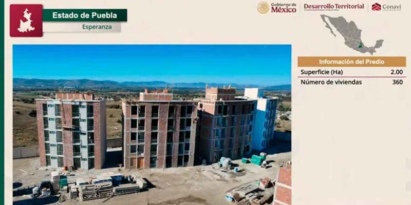 Esperanza y San José Chiapa beneficiados con Vivienda para el Bienestar