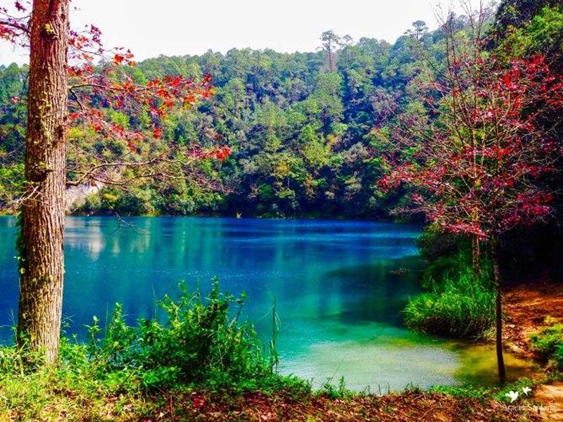 Este es el lugar en Chiapas que parece de otro mundo: Lagos de Montebello y sus aguas de colores