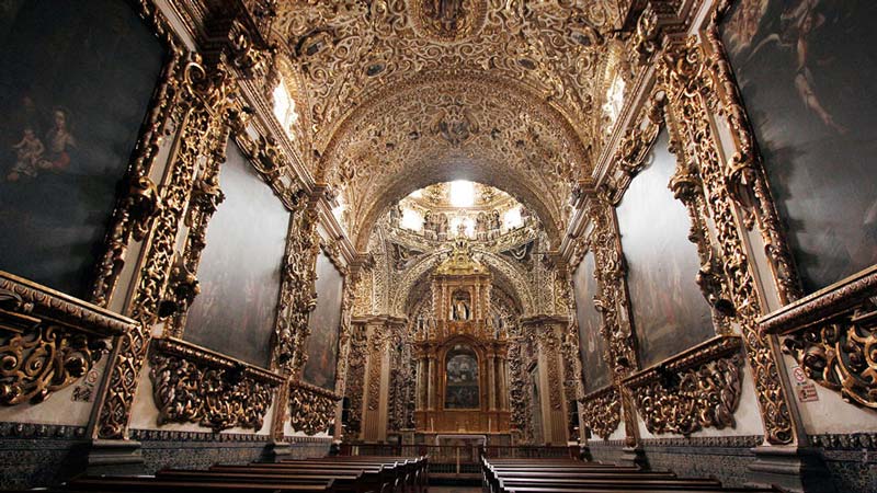 Explora la Capilla del Rosario en Puebla y su riqueza arquitectónica barroca