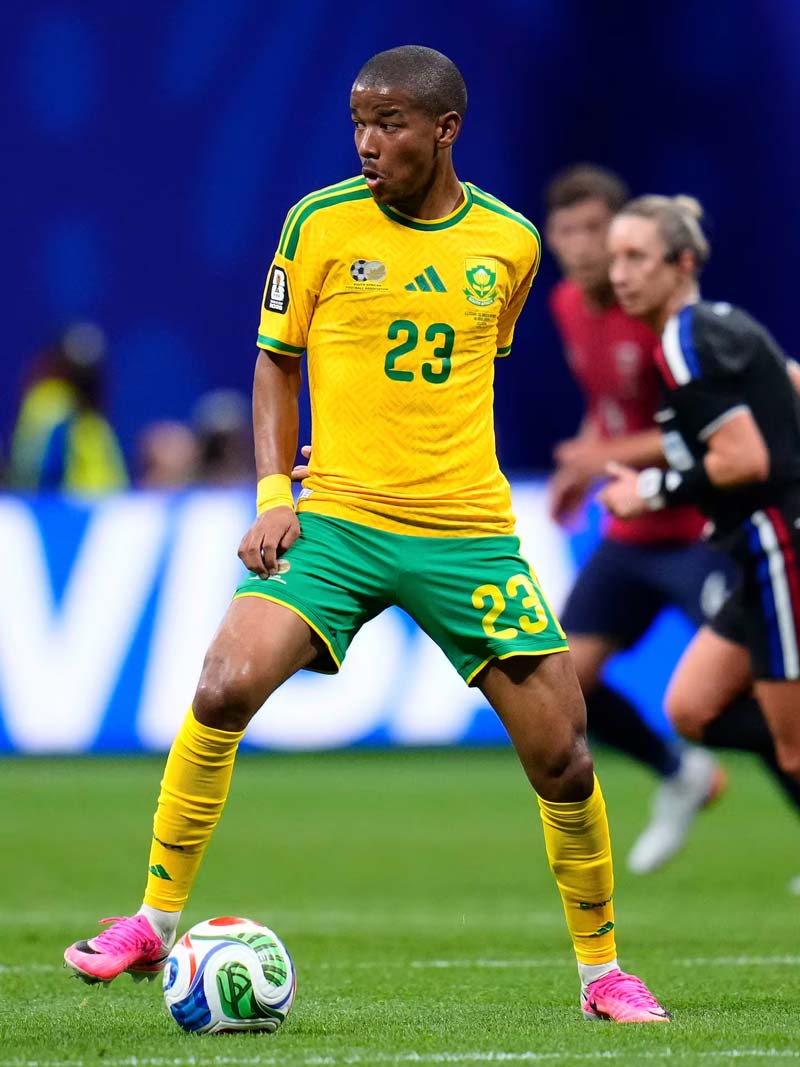 Fallece Jayden Adams, el mediocampista sudafricano que jugó contra México en el Mundial 2026