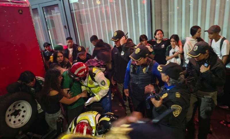 Festejo de la Selección Mexicana desata destrozos y basura en calles de Puebla