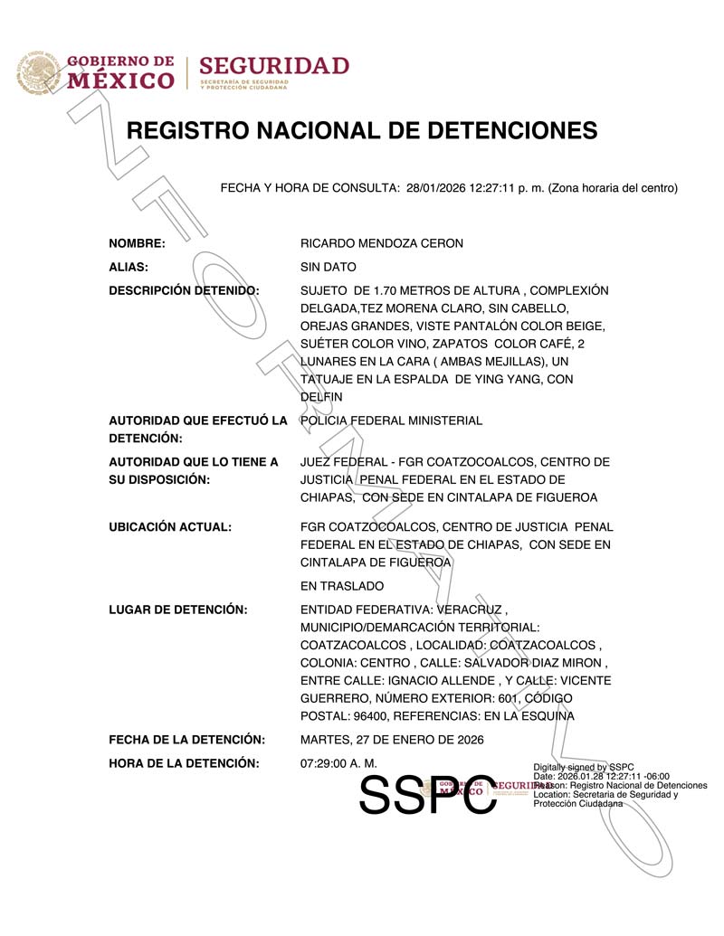 FGR arresta a despachador del Tren Interoceánico tras accidente; ya son 2 detenidos