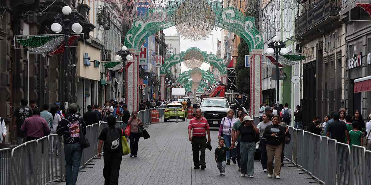 Turistas en Puebla