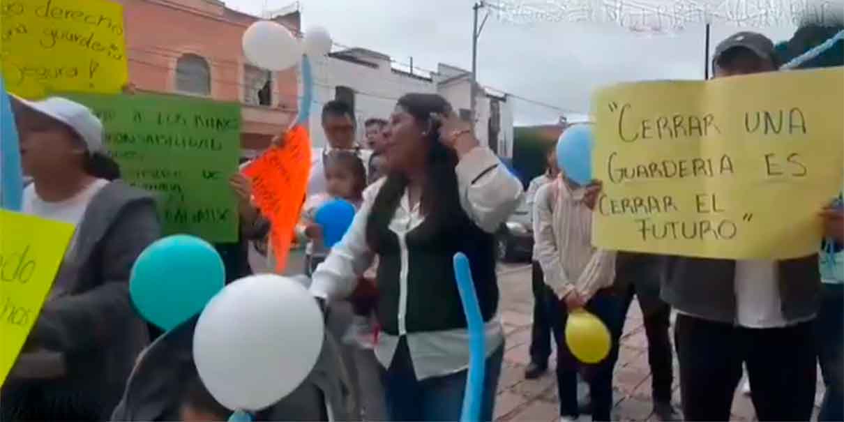Protesta en guardería