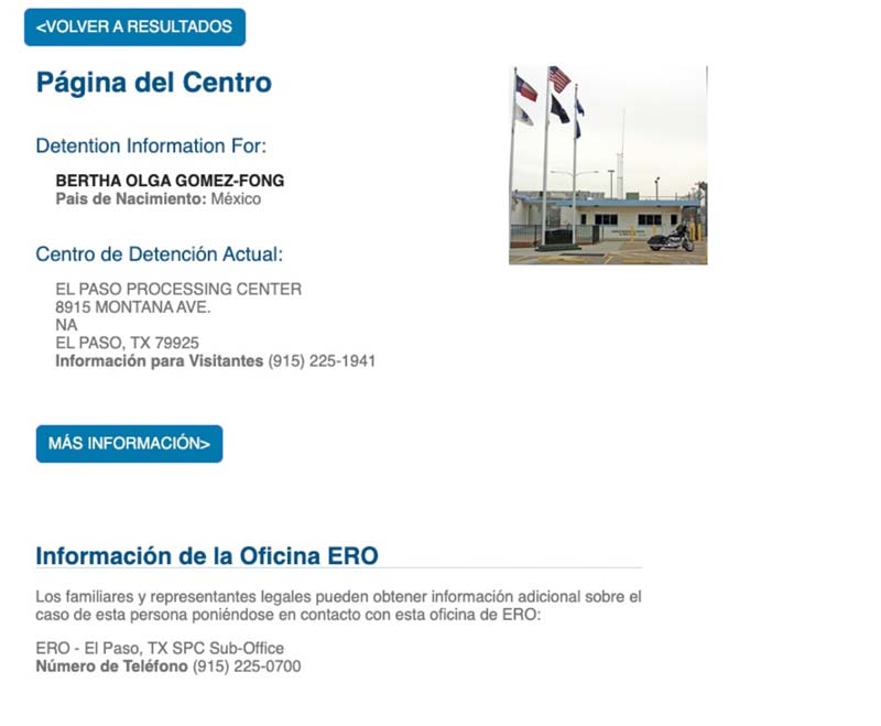 ICE detiene a Bertha Gómez Fong; vuelve al foco el caso Duarte