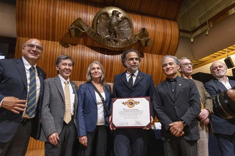 Iñárritu hace historia al ingresar a El Colegio Nacional como primer cineasta
