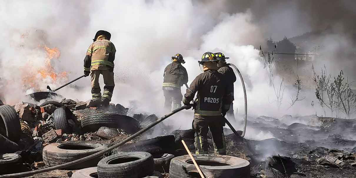 Incendio de llantería