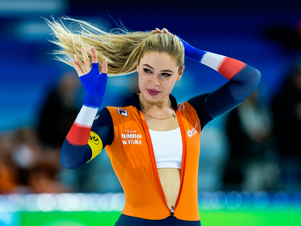 Jutta Leerdam y la belleza atlética que conquista el hielo