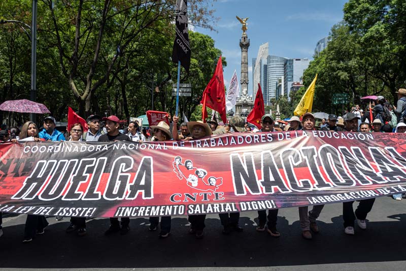 La CNTE retoma las protestas, pero con menor impacto político frente a Sheinbaum