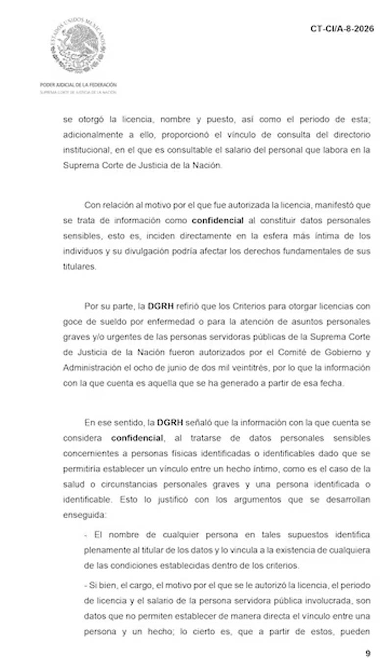 La vieja Corte concedió "licencias doradas" a 49 funcionarios de alto nivel