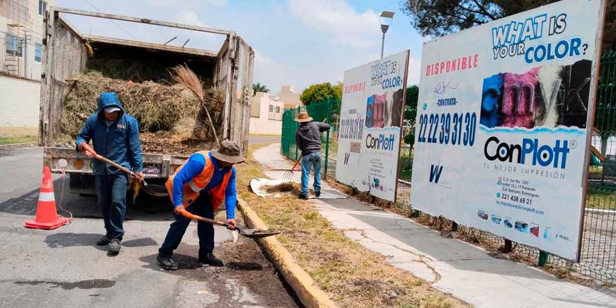 Mantenimiento urbano de San Pedro Cholula