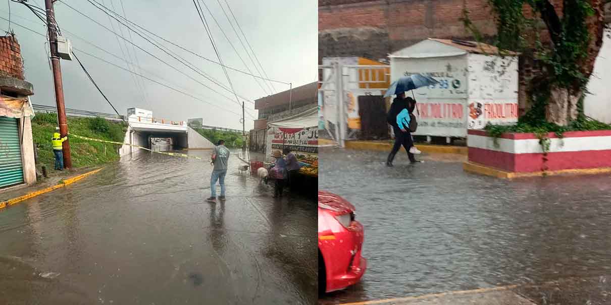 lluvia en mercado Domingo Arenas