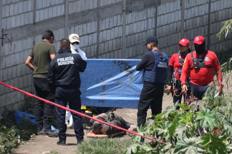 Localizan el cuerpo del policía arrastrado por la corriente en Ocoyucan