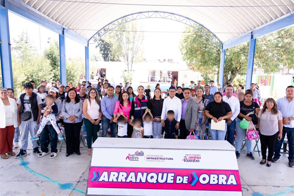 Construcción de una barda perimetral en el Preescolar “Carolina Agazzi”